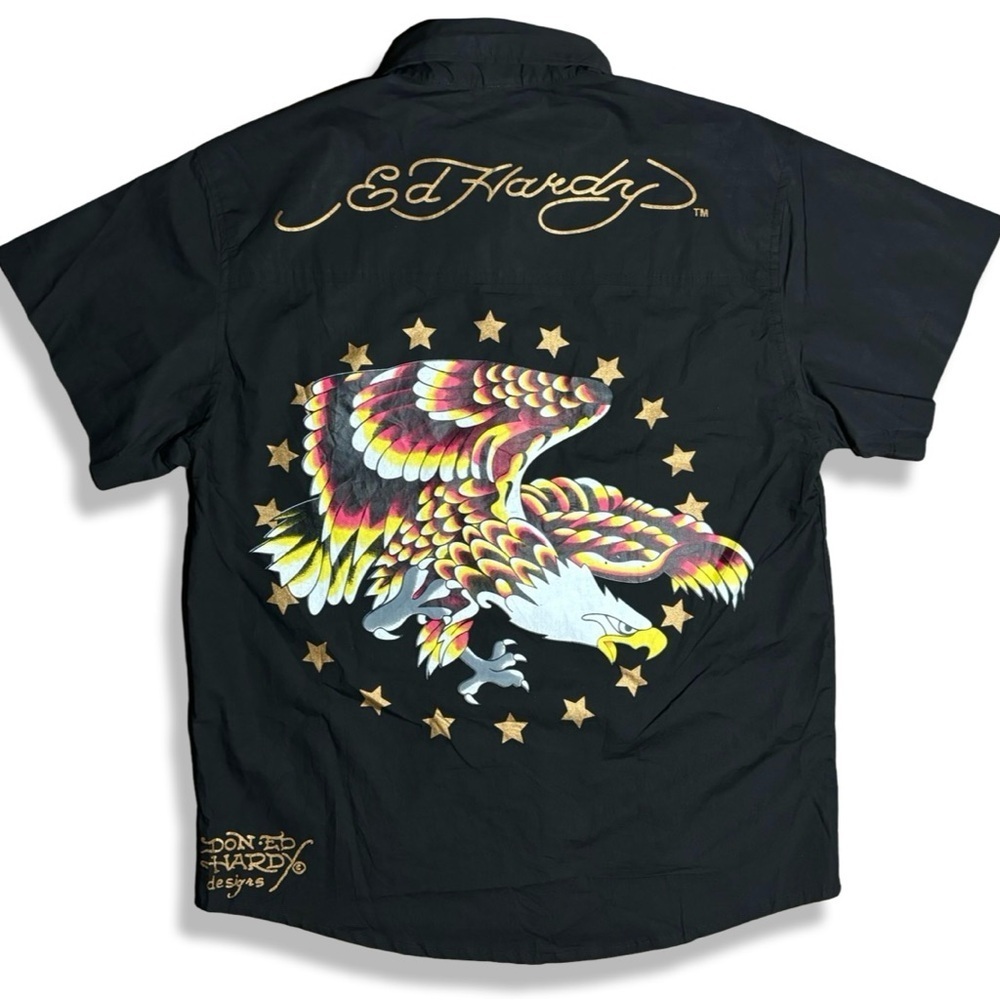NWT Vintage Y2K Ed Hardy Button Up Shirt